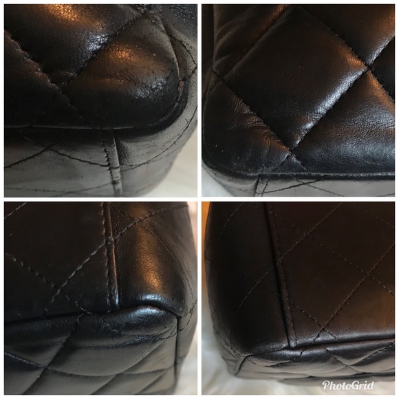 SOLD Authentic Chanel Maxi Double Flap Bag - Picture 8 of 10